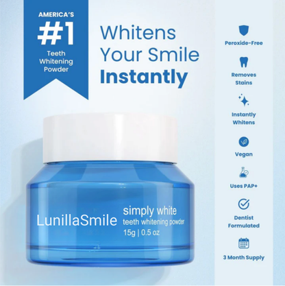 Lunilla Smile™ Teeth Whitening Powder
