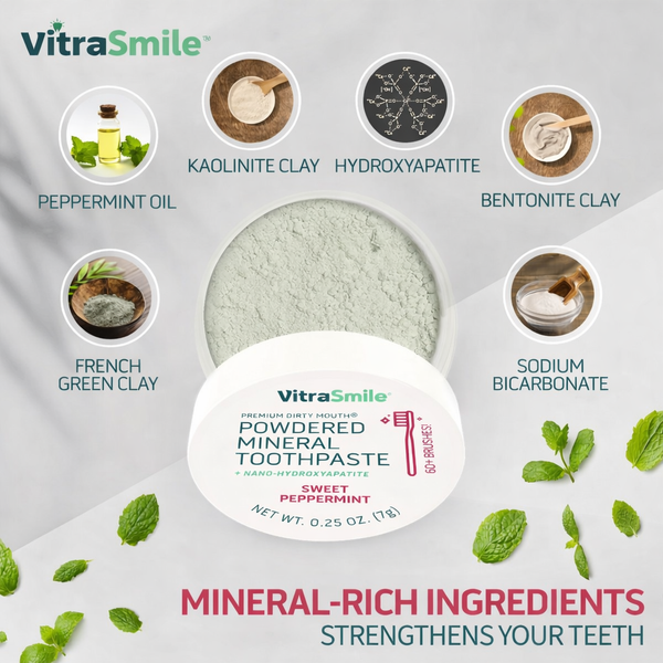 VitraSmile™ Powdered Mineral Toothpaste